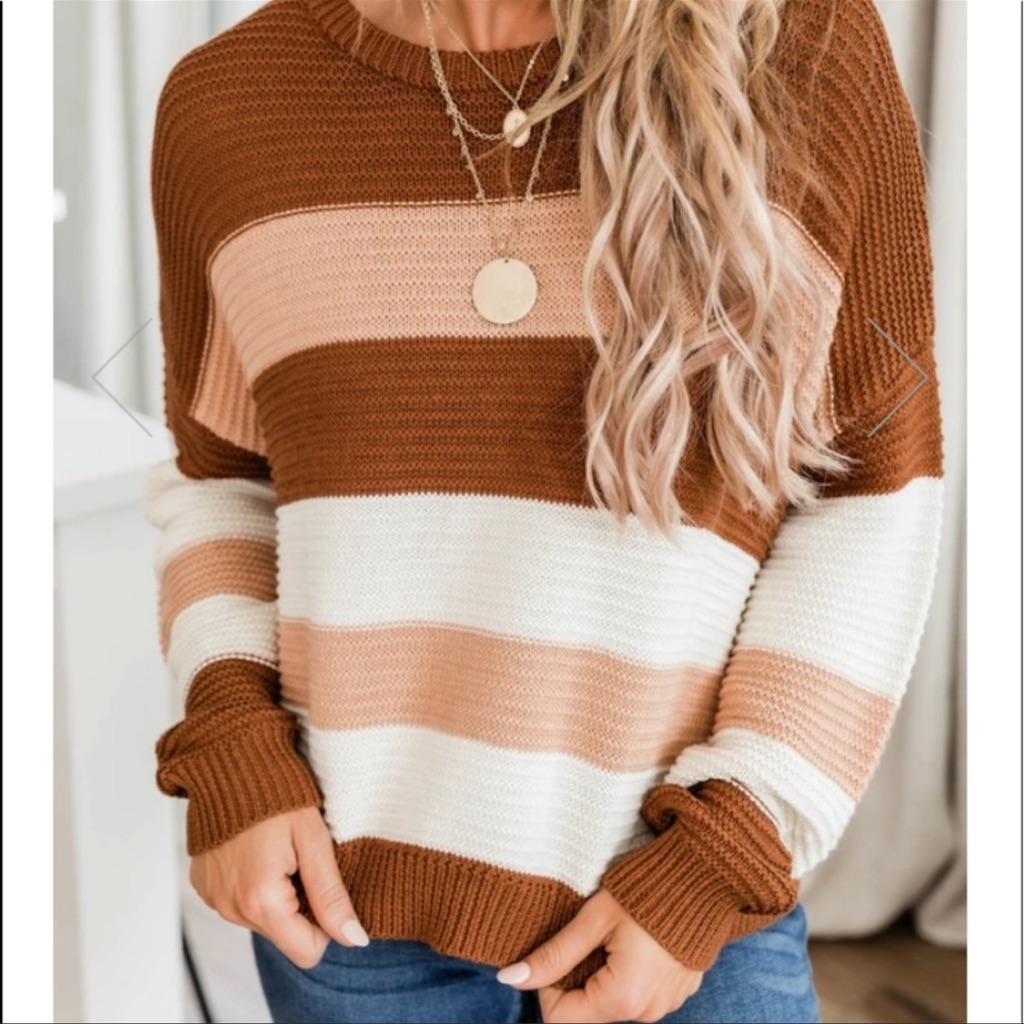 Pink Lily Cropped Sweater